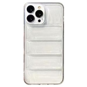 iPhone 13 Pro Max 3D Flexibel TPU Hoesje - Doorzichtig