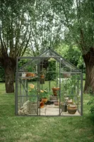 Royal Well | Kate V Full Options Tuinkas | Veiligheidsglas 3 mm | Groengrijs Royal Well | Kate V Full Options Tuinkas | Veiligheidsglas 3 mm | Groengrijs
