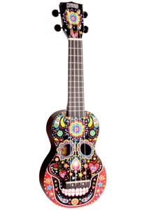 Mahalo MA1SK/BK Art Series Skull Black sopraan ukelele