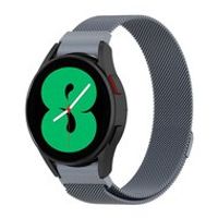 Milanese bandje (ronde connector) - Space Grey - Samsung Galaxy Watch 5 (Pro) - 40mm / 44mm / 45mm