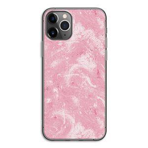 Abstract Painting Pink: iPhone 11 Pro Transparant Hoesje
