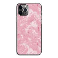 Abstract Painting Pink: iPhone 11 Pro Transparant Hoesje