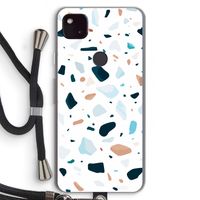 Terrazzo N°13: Pixel 4a 5G Transparant Hoesje met koord