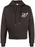 Études Studio hoodie Limit à imprimé graffiti - Marron