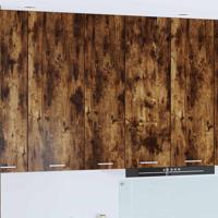 Hangkast Riga Gerookt eiken 30 x 31 x 100 cm Bewerkt hout Hangkast Riga Gerookt eiken 30 x 31 x 100 cm Bewerkt hout