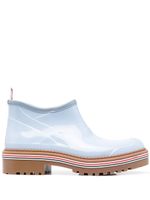 Thom Browne bottines à détails rayés - Bleu Thom Browne bottines à détails rayés - Bleu