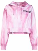 Moschino hoodie crop imprimé - Rose Moschino hoodie crop imprimé - Rose