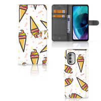 Motorola Moto G51 5G Book Cover Icecream