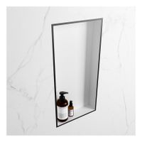 Wandnis Solid Surface Easy | In- en opbouw | 30x60x8 cm | 1 vak | Urban/Talc
