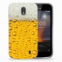 Nokia 1 | Siliconen Case | Bier