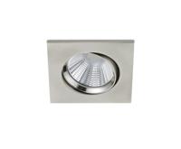 Trio Led inbouwspot Pamir Square 5,5w - 3000K - 8,5cm metaalgrijs 650410107 - thumbnail