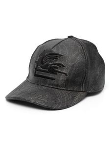 ETRO casquette à logo brodé - Gris