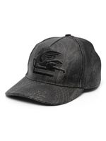 ETRO casquette à logo brodé - Gris