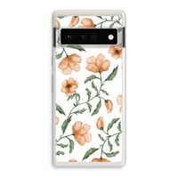 Peachy flowers: Google Pixel 6 Pro Transparant Hoesje Peachy flowers: Google Pixel 6 Pro Transparant Hoesje