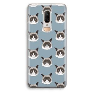 It's a Purrr Case: OnePlus 6 Transparant Hoesje