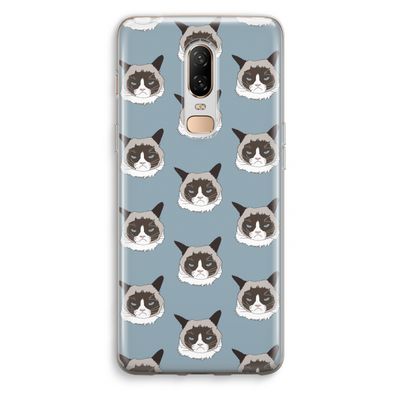 It's a Purrr Case: OnePlus 6 Transparant Hoesje