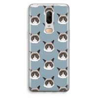 It's a Purrr Case: OnePlus 6 Transparant Hoesje