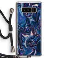 Mirrored Mirage: Samsung Galaxy Note 8 Transparant Hoesje met koord