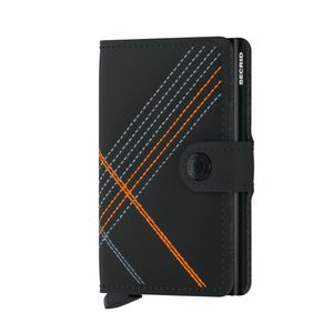 Secrid Mini Wallet Portemonnee Stitch Linea Orange