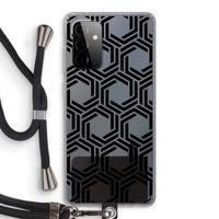 Geometrisch patroon: Samsung Galaxy A72 5G Transparant Hoesje met koord