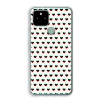 Hartjes: Google Pixel 5 Transparant Hoesje Hartjes: Google Pixel 5 Transparant Hoesje