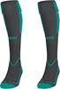 JAKO 3866 Kousen Lazio - Antraciet/Turkoois - 5 (43-46)