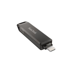 SanDisk iXpand® Luxe USB-stick 256 GB Zwart SDIX70N-256G-GN6NE Apple Lightning, USB-C USB 3.1 (Gen 1)