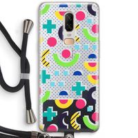 8-bit N°1: OnePlus 6 Transparant Hoesje met koord