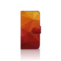 Book Case voor iPhone 7 | 8 | SE (2020) | SE (2022) Polygon Red