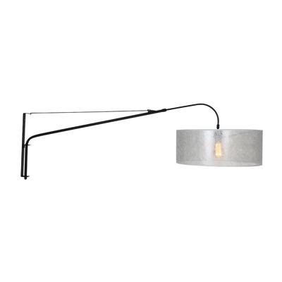 Steinhauer Wand LeeslampGramineus zwart met sizoflor lampenkap - 9322ZW