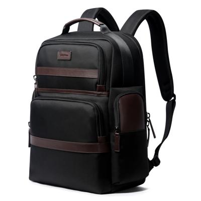 Bopai 751-007301 Business anti-diefstal waterdichte grote capaciteit dubbele schoudertas met USB opladen poort grootte: 28x19x42cm (zwart)