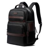 Bopai 751-007301 Business anti-diefstal waterdichte grote capaciteit dubbele schoudertas met USB opladen poort grootte: 28x19x42cm (zwart)
