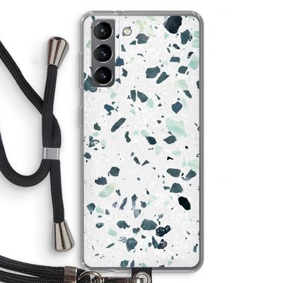 Terrazzo N°2: Samsung Galaxy S21 Transparant Hoesje met koord
