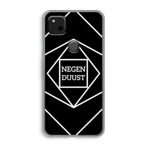 Negenduust geometrisch: Google Pixel 4a Transparant Hoesje