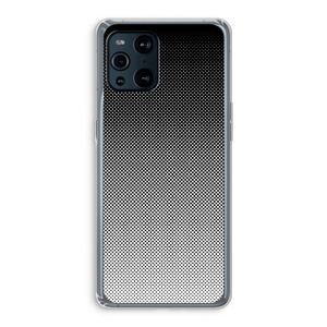 Musketon Halftone: Oppo Find X3 Pro Transparant Hoesje