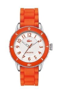 Lacoste horlogeband 2000747 / LC-54-3-29-2402 Rubber Oranje 18mm