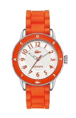 Lacoste horlogeband 2000747 / LC-54-3-29-2402 Rubber Oranje 18mm