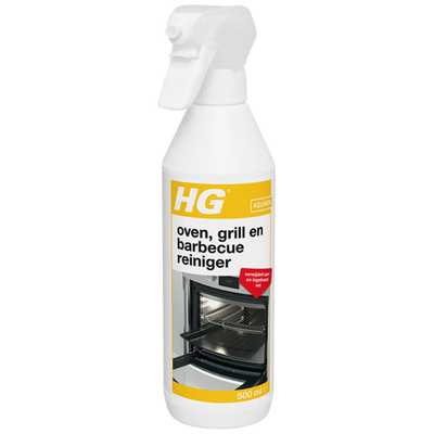 HG Oven, grill & barbecuereiniger (spray) 0,5ltr.