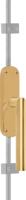 Formani Basics KO-LB2 krukespagnolet complete set rechtsdraaiend - PVD mat goud