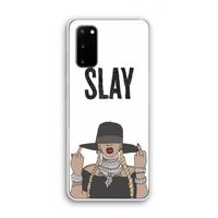 Slay All Day: Samsung Galaxy S20 Transparant Hoesje Slay All Day: Samsung Galaxy S20 Transparant Hoesje