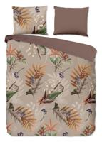 Good Morning Dekbedovertrek "bladeren" - Multi - (240x200/220 cm) - Katoen