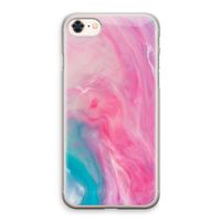 Roze explosie: iPhone 8 Transparant Hoesje