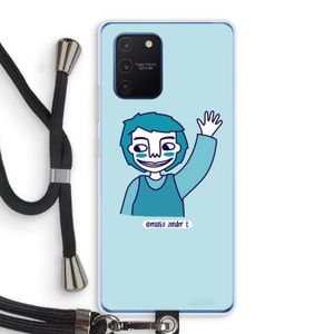 Zwaai: Samsung Galaxy Note 10 Lite Transparant Hoesje met koord