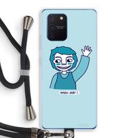 Zwaai: Samsung Galaxy Note 10 Lite Transparant Hoesje met koord