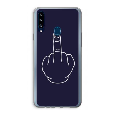 F**k U: Samsung Galaxy A20s Transparant Hoesje