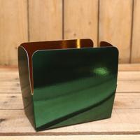 Bonbon doosjes - Chocolade doosje - Kerstgroen metallic - 12 stuks