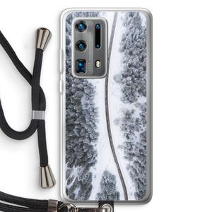 Snøfall: Huawei P40 Pro Plus Transparant Hoesje met koord