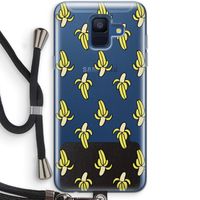 Bananas: Samsung Galaxy A6 (2018) Transparant Hoesje met koord
