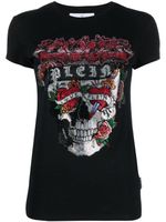 Philipp Plein t-shirt à ornements strassés - Noir - thumbnail