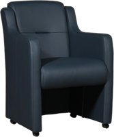 Leren eetkamerfauteuil Mass met armleuning en wieltjes - Echt leer, Landelijk, Comfortabel en kies uit meer dan 150+ kleuren - Ontdek de Vele Leersoorten en Kleuren bij ShopX